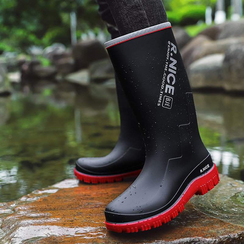 รองเท้ากันฝนสำหรับผู้ชาย รองเท - Fishing Boots บทวิจารณ์และราคา