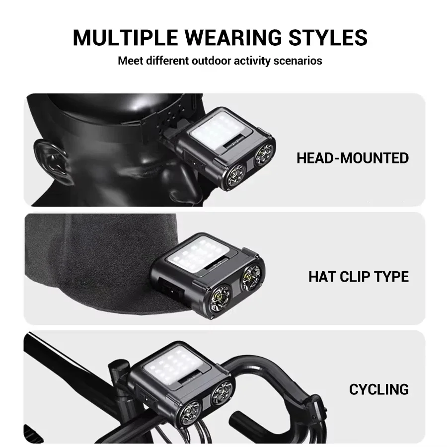 ไฟฉายคาดศีรษะแบบหนีบหมวก LED C - Fishing Hat บทวิจารณ์และราคา