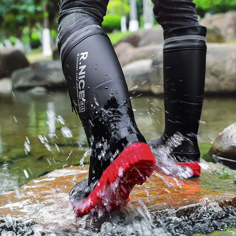 รองเท้ากันฝนสำหรับผู้ชาย ดีไซน - Fishing Boots บทวิจารณ์และราคา